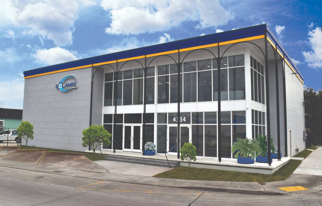 The Colmex Construction HQ stands proudly, a symbol of a successful Hispanic-owned business in post-Katrina NOLA.