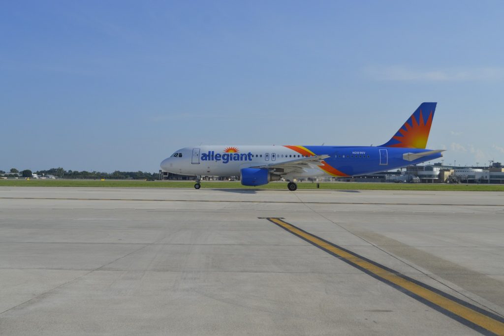 MSY-Allegiant airplane