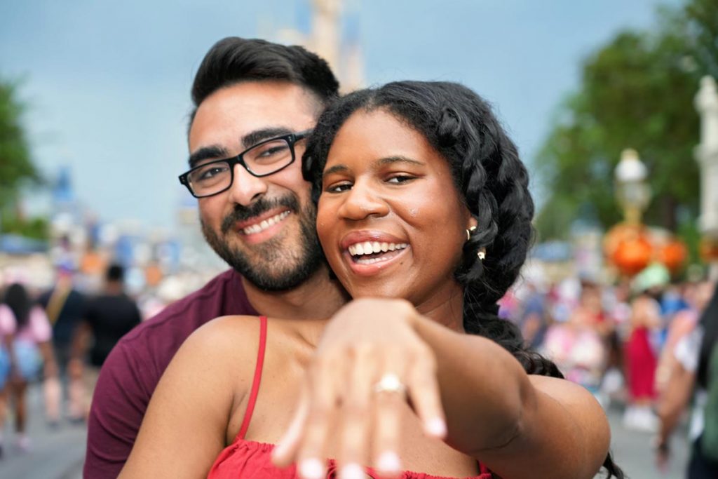 Andres Fuentes and his fiancée Alyssa