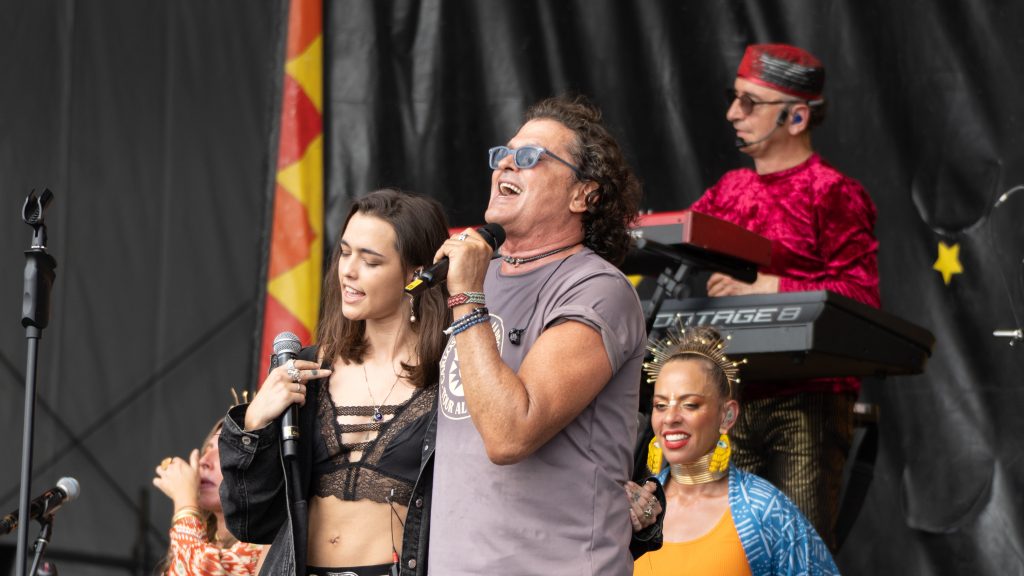 Carlos Vives y Lucy Vives en Jazz Fest