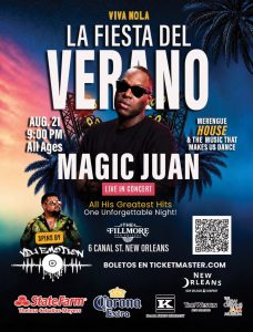 Fiesta del Verano Magic Juan New Orleans - Evento Latino