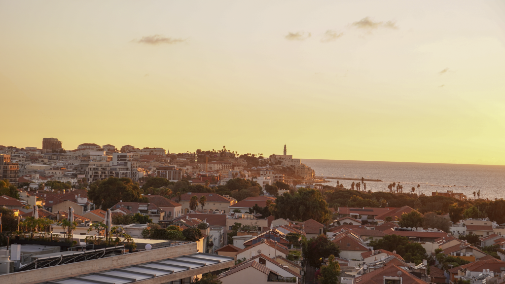 Atardecer en Tel Aviv, Israel